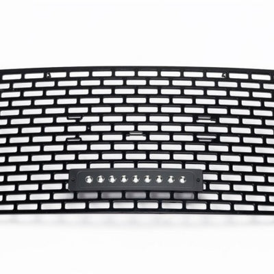 Putco 15-20 GMC Yukon XL Liquid 3D Slot/Blk Denali Style Lighted Boss Grille w/10in Luminix Lightbar