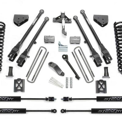 Fabtech 05-07 Ford F250 4WD w/Factory Overload 6in 4Link Sys w/Coils & Stealth