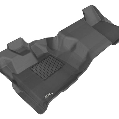 3D MAXpider 2011-2016 Ford F-250/350/450 Regular Cab Kagu 1st Row Floormat - Black