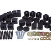 Energy Suspension 86-95 Suzuki Samurai Black 1in Lift Body Mount Set