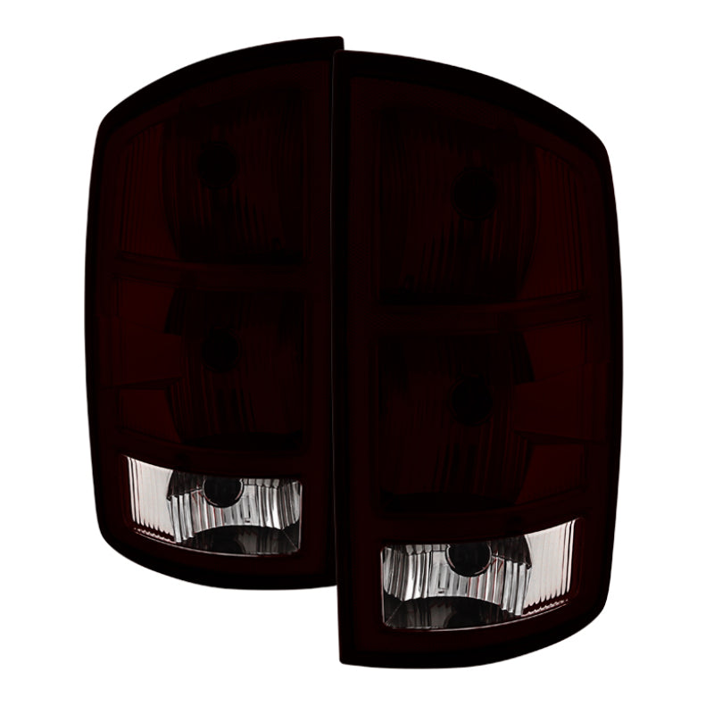xTune Dodge Ram 1500 02-06 / Ram 2500 3500 03-06 OEM Style Tail Lights Red Smoked ALT-JH-DR02-OE-RSM