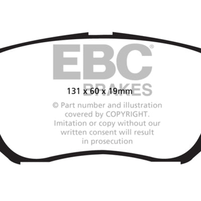 EBC 10+ Buick Allure (Canada) 3.0 Ultimax2 Front Brake Pads