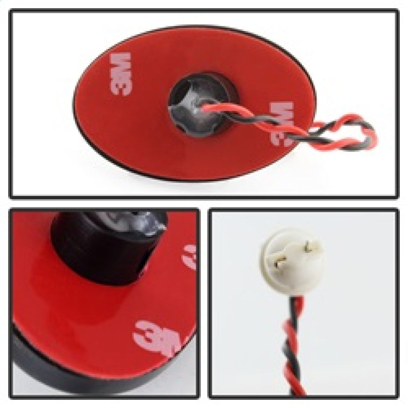 xTune Ford Superduty F250-F550 99-10 Dually Fender LED Side Fender Lights Clear ACC-LED-FDSD99-SL-C