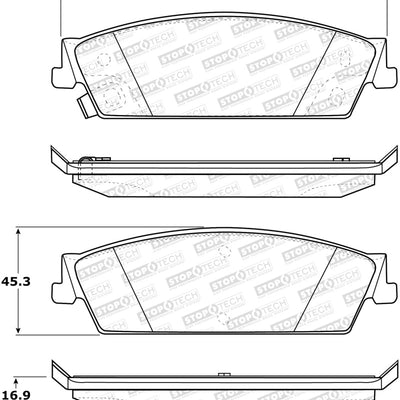 StopTech Street Brake Pads