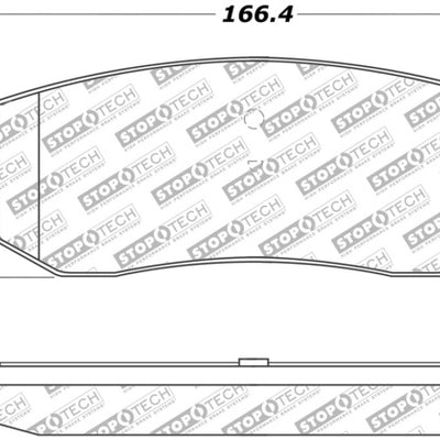 StopTech Street Select Brake Pads - Front