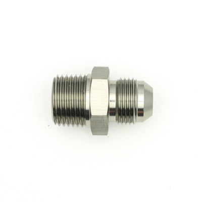 DeatschWerks 8AN Male Flare To 1/2in. Male NPT Adapter