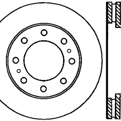 StopTech Power Slot 02-04 Avalanche 2500 w/ 2in Raise Front Right Slotted CRYO Rotor
