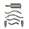 Corsa 19-24 Ram 1500 5.7L Crew Cab w/ 57in or 76in Bed Cat-Back Dual Rr Exit 5in Satin Polished Tips