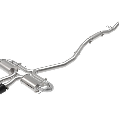 aFe Takeda 3in 304 SS Cat-Back Exhaust System w/Black Tips 17-20 Honda Civic Sport L4-1.5L (t)
