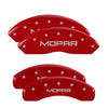 MGP 17-18 Jaguar F-Pace 4 Caliper Covers Engraved Front & Rear MGP Red Finish/Silver Characters