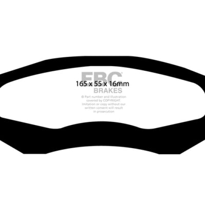 EBC 01-02 Chrysler Prowler 3.5 Greenstuff Rear Brake Pads