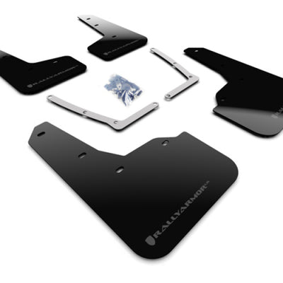 Rally Armor 16-21 Honda Civic Si Black UR Mud Flap w/Dark Grey Logo