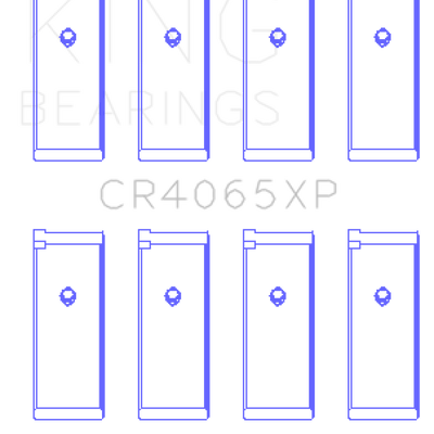 King Engine Bearings Nissan KA-24DE (Size 0.50 Oversized) Performance Rod Bearing Set