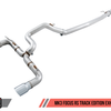 AWE Tuning Ford Focus RS Track Edition Cat-back Exhaust - Diamond Black Tips