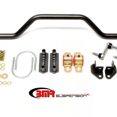 BMR 64-72 A-Body Rear Pro-Touring Style Hollow 1.125in Sway Bar Kit - Black Hammertone