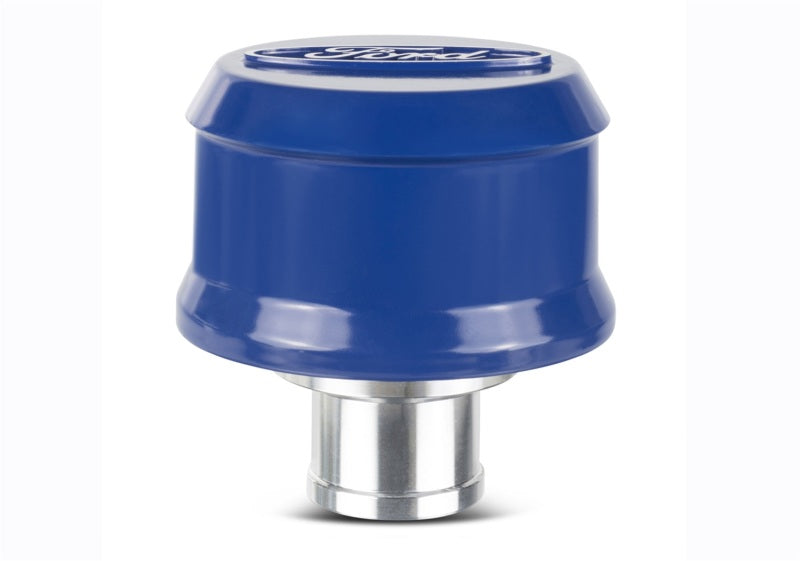 Ford Racing Slant Edge Breather - Blue