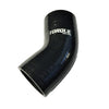 Torque Solution 45 Degree Silicone Elbow: 2 inch Black Universal