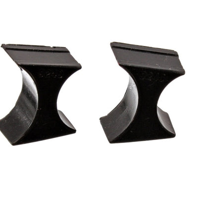 Energy Suspension 2.0 X 1.5 Shock Isolator Set - Black