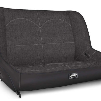 PRP Jeep CJ7/YJ Low Back Rear Bench - Grey
