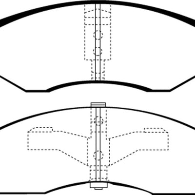 EBC 95-97 Chrysler Concorde 3.3 Greenstuff Front Brake Pads