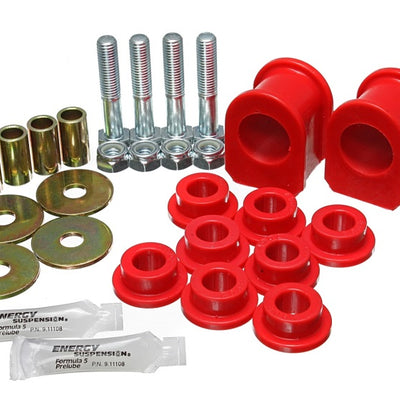 Energy Suspension 99-04 Ford F250 SD/350 4WD Red Front 1-1/4in Sway Bar Bushing Set