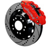 Wilwood Narrow Superlite 6R Front Hat Kit 14.00 Drilled Red 63-87 C10 w/ Wilwood Pro Spindles