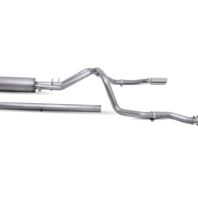 Gibson 19-22 GMC Sierra 1500 Denali 5.3L 3in/2.5in Cat-Back Dual Split Exhaust - Stainless