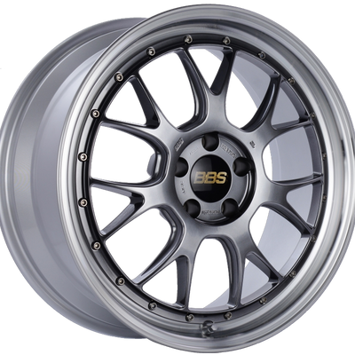 BBS LM-R 19x8.5 5x112 ET38 Diamond Black Center Diamond Cut Lip Wheel -82mm PFS/Clip Required