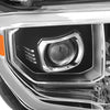 AlphaRex 14-18 Toyota Tundra PRO-Series Projector Headlights Chrome w/ Sequential Signal and DRL