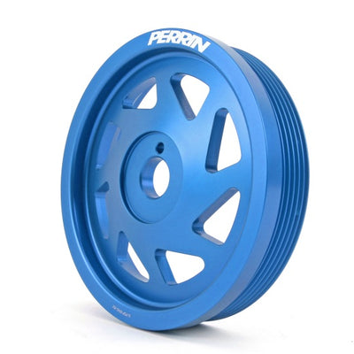 PERRIN 15-18 Subaru WRX / 13-20 BRZ / 14-18 FXT / 13-16 Crosstrek Lightened Crank Pulley - Blue