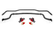 BMR 15-22 S550 Mustang Sway Bar Kit with Bushings Front and Rear Black Hammertone