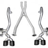 Corsa 1997-2004 Chevrolet Corvette C5 Z06 5.7L V8 Black Xtreme Cat-Back + XO Exhaust