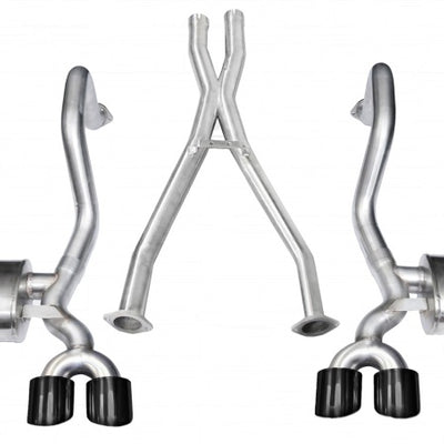Corsa 1997-2004 Chevrolet Corvette C5 Z06 5.7L V8 Black Xtreme Cat-Back + XO Exhaust