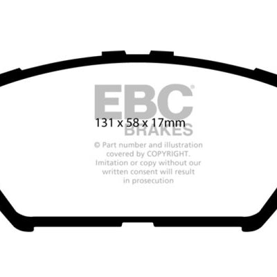 EBC 06-07 Lexus GS300 3.0 Ultimax2 Front Brake Pads