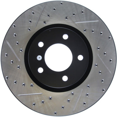 StopTech 07-09 Mazda 3 Right Front Slotted & Drilled Rotors