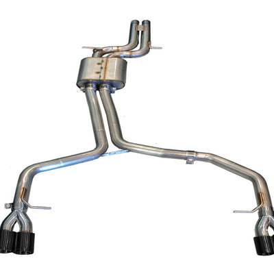 AWE Tuning Audi B8 S5 4.2L Track Edition Exhaust System - Polished Silver Tips