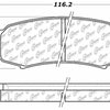 StopTech 03-20 Toyota 4Runner/ 07-14 FJ Cruiser Street Rear Touring Brake Pads