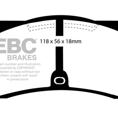 EBC 11-16 BMW Z4 E89 Ultimax Front Brake Pads