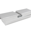 Tradesman Aluminum Gull Wing Cross Bed Truck Tool Box w/Push Button (70in.) - Brite