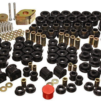 Energy Suspension 07-11 Jeep JK 4dr Black Hyper-Flex Master Bushing Set