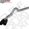 Diamond Eye 18-19 Ford 3.0L Powrstrke F150 - 4in 409SS DPF Back Kit Sprt Dual w/Tips 4512BRA-DEBK