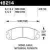 Hawk 91-99 Mitsubishi 3000GT (Excl VR4) / 92-00 Mitsubishi Eclipse AWD DTC-60 Race Front Brake Pads