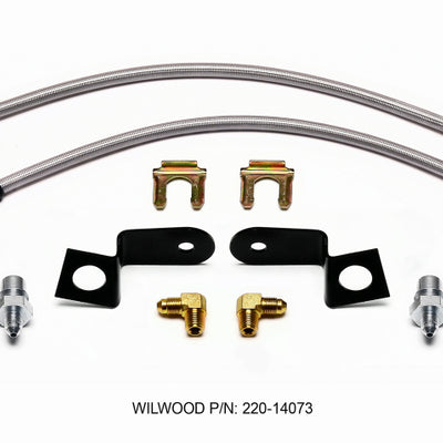 Wilwood Flexline Kit 14in. M10-1.00 90 Deg