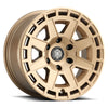 ICON Compass 17x8.5 5x5 -6mm Offset 4.5in BS Satin Brass Wheel