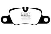 EBC 12-15 Porsche 911 (991) (Cast Iron Rotor only) 3.8 Carrera S Yellowstuff Rear Brake Pads