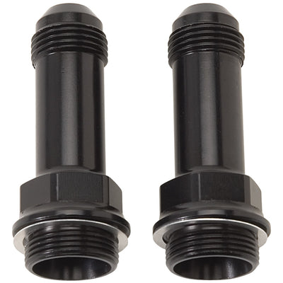 Russell Performance 7/8in -20 x -6 AN Male Flare Extended (2 pcs.) (Black)