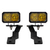 Diode Dynamics 16-21 Toyota Tacoma Stage Series 2in LED Ditch Light Kit - Sport Yellow Combo