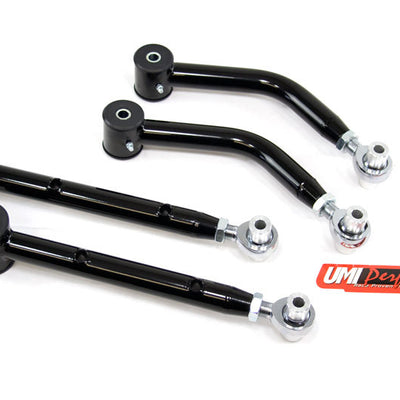 UMI Performance 71-75 GM H-Body Adjustable Upper & Lower Control Arm Kit