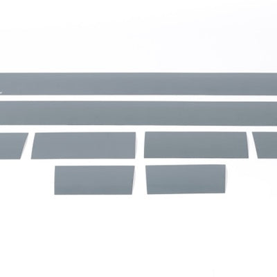 Putco 07-13 Chevy Silv Reg Cab 6.5ft Standard Box - 6in Wide - 12pcs Black Platinum Rocker Panels