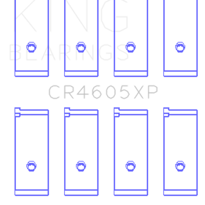 King Engine Bearings Suzuki G13A/G13B (Size STD) Performance Rod Bearing Set